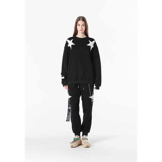 MWM Unisex παντελόνι Wings Stars Zip-Up Sweatpants